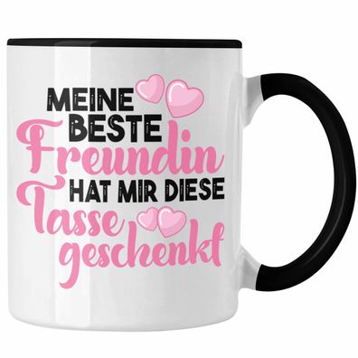 Trendation - Unbiologische Schwester Tasse Geschenk Beste Freundin Geburtstag Lustig