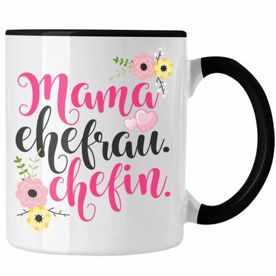 Trendation - Mama Ehefrau Chefin Tasse Geschenk Beste Mutter Frau Chefin Geburtstag M