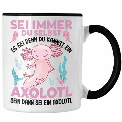 Trendation - Axolotl Haustier Tasse Geschenk Axolotl-Liebhaber Schwanzlurch Geschenki
