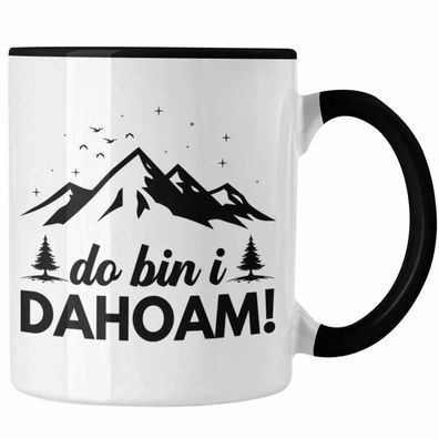 Trendation - Wandern Tasse Geschenk Do Bin I Dahoim Geschenk Berge Wanderer Geschenki