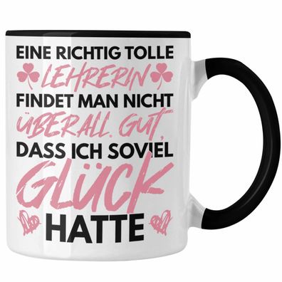 Trendation - Lehrerin Abschiedsgeschenk Tasse Geschenk zum Abschied Klassenlehrerin B