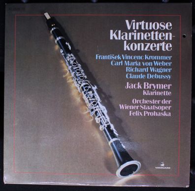 Vanguard 1 C 053-92 173 F - Virtuose Klarinettenkonzerte
