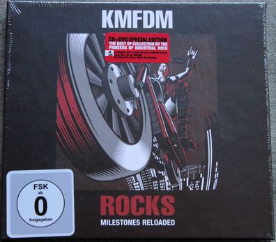 KMFDM - Rocks (Milestones Reloaded) (2016) (CD + DVD) (0211290EMU) (Neu + OVP)