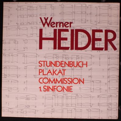 Thorofon MTH 239 - Stundenbuch / Plakat / Commission / 1. Sinfonie