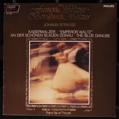 Philips 411 119-1 - Johann Strauss Jr., Wiener Volksopernorchester, Franz Bauer