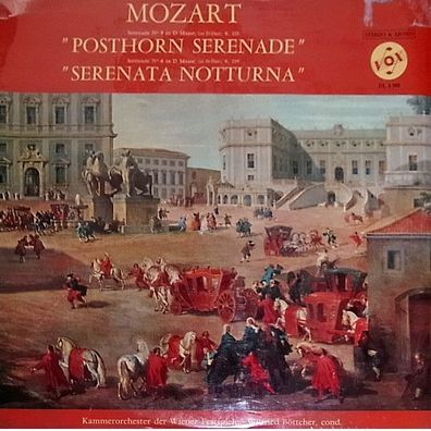 VOX (6) DL 1.390 - Mozart: Posthorn-Serenade KV 320 - Serenata Notturna KV 239