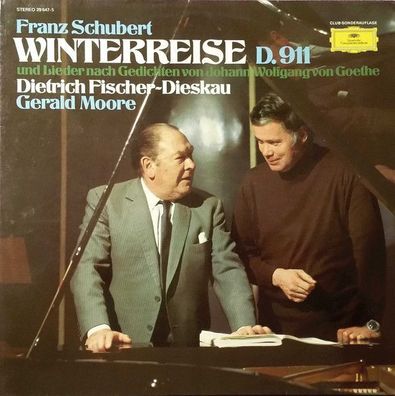 Deutsche Grammophon 29 647-5 - Winterreise D. 911 Und Lieder Nach Gedichten Von
