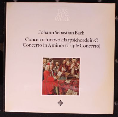Telefunken SAWT 9552-B - Concerto For Two Harpsichords In C/ Concerto In A Minor