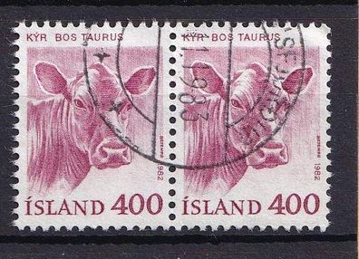 Island 1982 2 x 581 - gestempelt o