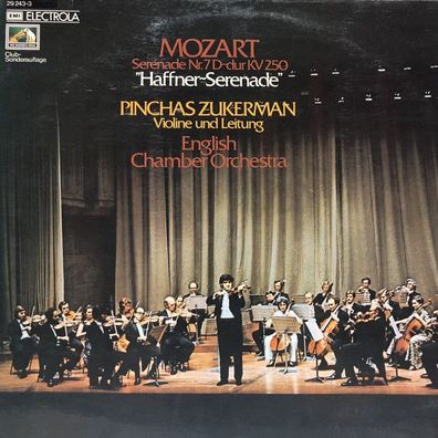 His Master's Voice 29 243-3 - Serenade Nr.7 D-Dur KV 250 "Haffner-Serenade"