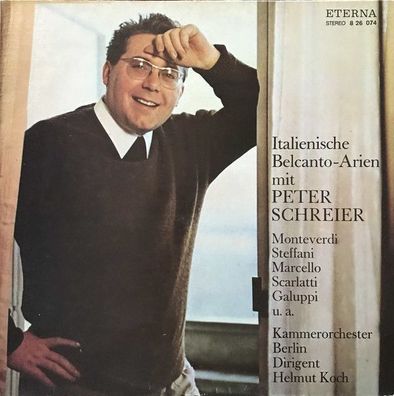 Eterna 8 26 074 - Italienische Belcanto-Arien Mit Peter Schreier