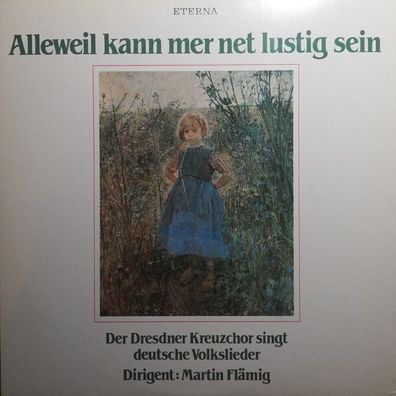 Eterna 8 35 106 - Alleweil Kann Mer Net Lustig Sein (Der Dresdner Kreuzchor Sing