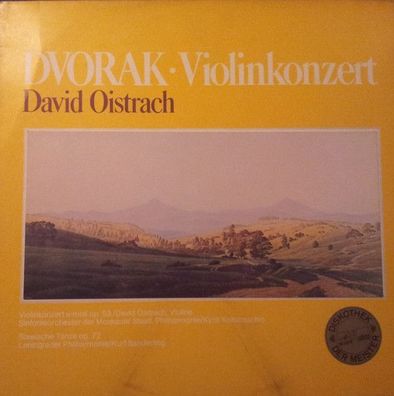 Eurodisc 63 755 - Violinkonzert (Violinkonzert A-moll Op. 53 / Slawische Tänze