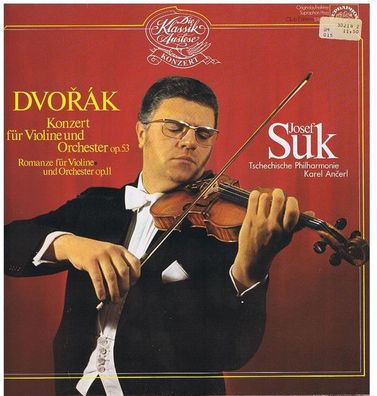 Supraphon 30 218 2 - Konzert Für Violine Und Orchester A-Moll Op. 53 / Romanze