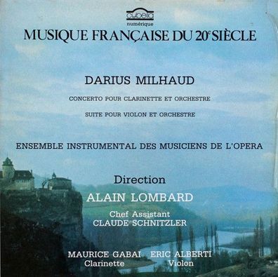 Cybelia CY 703 - Concerto Pour Clarinette Et Orchestre / Suite Pour Violon Et Or