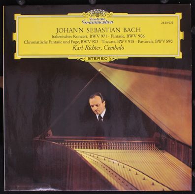 Deutsche Grammophon 2530 035 - Italienisches Konzert, BWV 971 · Fantasie, BWV 9