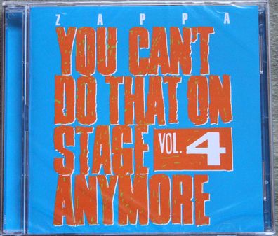 Zappa - You Can´t Do That On Stage Anymore Vol. 4 (2xCD) (0238822) (Neu + OVP)
