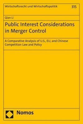 Public Interest Considerations in Merger Control: A Comparative Analysis of ...