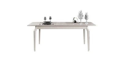 Esstisch Tisch Esszimmer Italienischer Holz Design Luxus Modern Grau