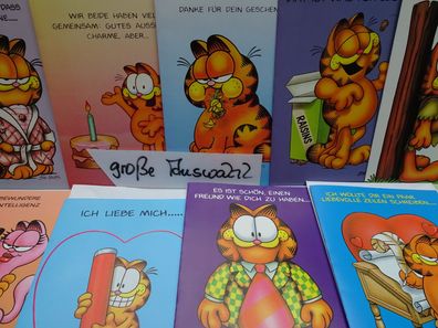 alte Garfield Jim Davis Grußkarten Giovanni Trimboli West Germany