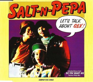 CD-Maxi: Salt N Pepa: Let´s Talk About Sex! (1991) FFRR 869 481-2