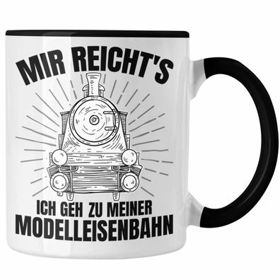 Mir Reichts Ich Geh Zu Meiner Modelleisenbahn Geschenk Tasse Dampflok Spruch Mönner G