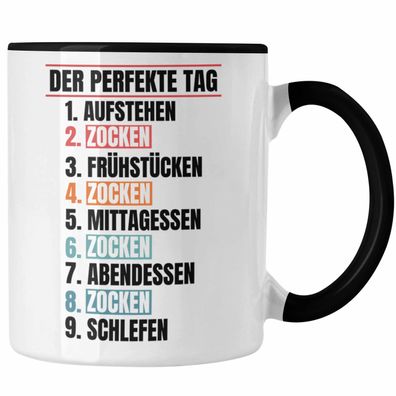 Zocker Tasse Geschenk Der tolle Gaming Tag Gamer Geschenkidee Lustiger Spruch Gaming