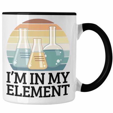 Chemiker Tasse Geschenk Spruch I'm In My Element Geschenkiee Chemie-Student
