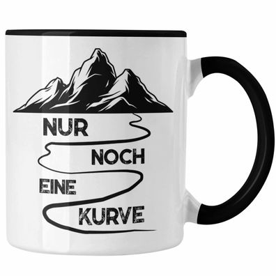 Wandern Tasse Geschenk Wanderer Nur Noch Eine Kurve Geschenkidee Berge Alpen Geschenk