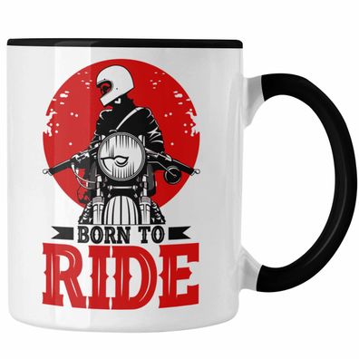 Born To Ride Tasse Geschenk Spruch Motorrad-Fahrer Biker Geschenkidee Männer