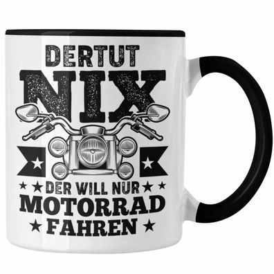 Motorradfahrer Tasse Geschenk Der Tut Nix Motorrad Geschenkidee Lustiger Spruch Männe