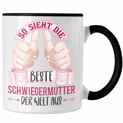 So Sieht Die Beste Schwiegermutter der Welt Aus Tasse Geschenk Muttertag Schwiegermam