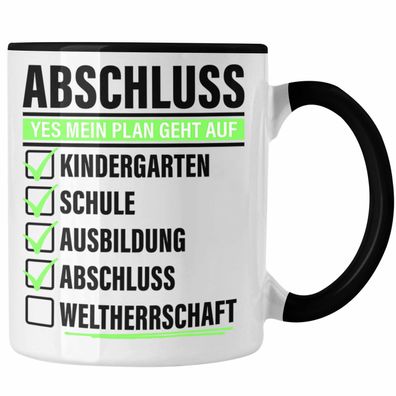 Abschluss Master Bachelor Tasse Geschenk Weltherrschaft Lustiger Spruch Geschenkidee