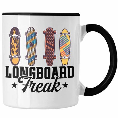 Longboard Freak Tasse Geschenk Mädchen Jungs Longboard-Fahrer Geschenkidee Lustiger S