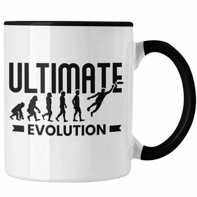 Frisbee Evolution Tasse Geschenk Ultimate Disc Golf Geschenkidee Frisbee-Spieler