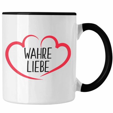 Tasse mit Herz Wahre Liebe Geschenk zum Valentinstag Liebeserklärung Geschenke fér Fr