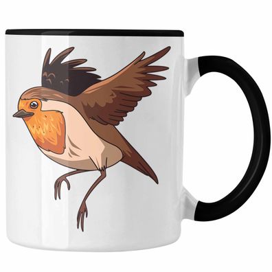 Rotkehlchen Vogel Tasse Geschenk Grafik Geschenkdiee fér Rotkehlchen-Liebhaber