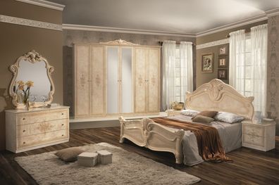 Schlafzimmer Amalia in beige 160x200 cm
