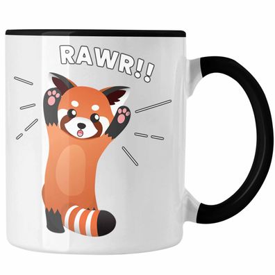 Roter Panda Tasse Rawr Kinder Geschenkidee fér Jungs Mädchen Lustige Grafik