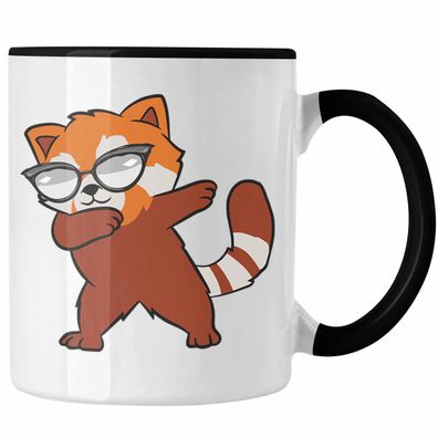 Cooler Roter Panda Tasse Musik Kinder Geschenkidee fér Jungs Mädchen Lustige Grafik D