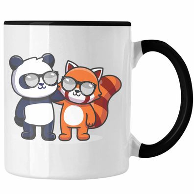 Freunde Roter Panda Tasse Musik Kinder Geschenkidee fér Jungs Mädchen Lustige Grafik