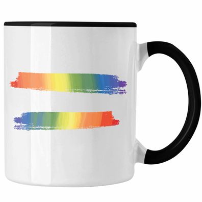 Regenbogen Tasse Geschenk LGBT Schwule Lesben Transgender Grafik Pride