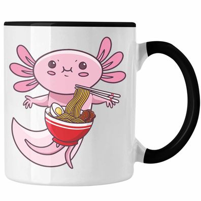 Axolotl Tasse Grafik Lustig Geschenkidee Schwanzlurch Tiere Geschenk Ramen Lustig
