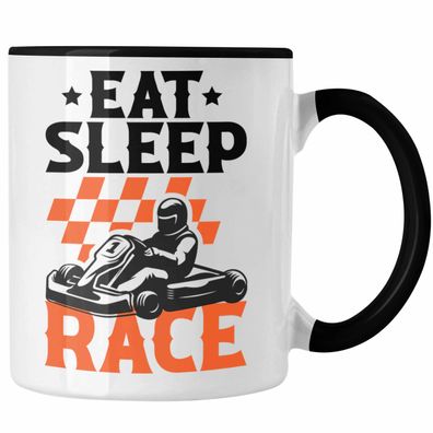Go Kart Fahrer Tasse Geschenk Eat Sleep Race Gokart Racing Rennfahrer