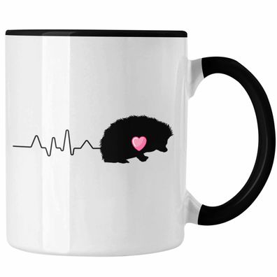 Igel Herzschlag Tasse Geschenk Igel-Besitzer Igel-Zéchter Geschenkidee