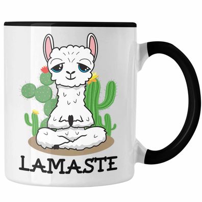 Llama Lamaste Yoga Tasse Lustig Geschenk Lama Yoga-Posen Sport Geschenkidee Sport