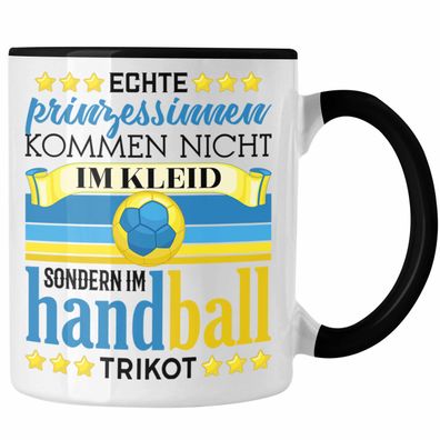 Handball Geschenk Frauen Tasse Spruch Handball-Spielerin Geschenkidee