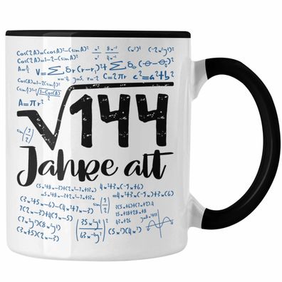 12. Geburtstag Geschenk Tasse Quadratwurzel 144 12er Lustige Idee Mathematiker