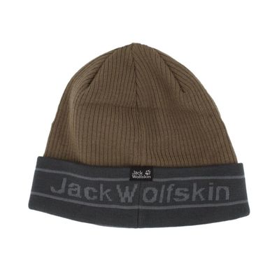 Jack Wolfskin Pride Knit Cap Winter Mütze Strickmütze Braun 1907261-5110