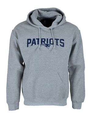 NFL Football Hoodie Kapuzenpullover New England Patriots Sweatshirt grau Gr. S